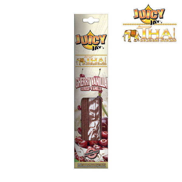Juicy Jay - Thai Incense Sticks - Cherry Vanilla - Display - 12 x 20 St&uuml;ck