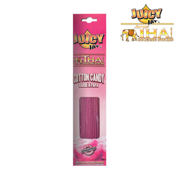 Juicy Jay - Thai Incense Sticks - Cotton Candy - Display - 12 x 20 St&uuml;ck