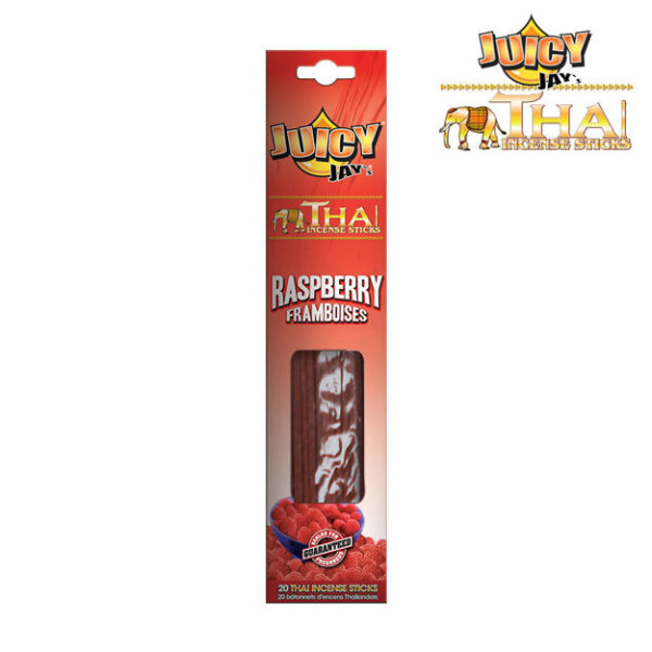 Juicy Jay - Thai Incense Sticks - Raspberry - Display - 12 x 20 St&uuml;ck
