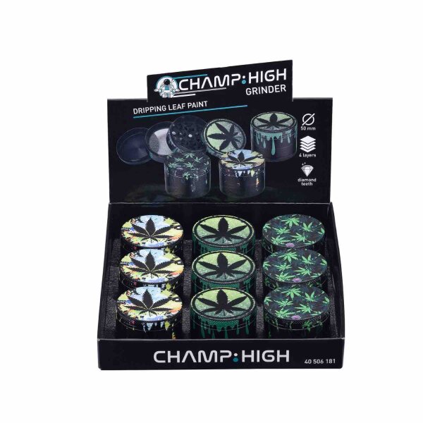 Champ High - Grinder Dripping Leaf Paint - 50mm - 4 Layers - Display - 9 St&uuml;ck