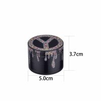 Champ High - Grinder Dripping Peace&Love Paint - 50mm - 4 Layers - Display - 9 St&uuml;ck