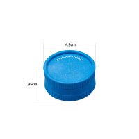 Champ High - Hemp Plastic Grinder - 42mm - 2 Layers - Display - 24 St&uuml;ck