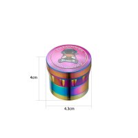 Champ High - Grinder Rainbow Highman - 40mm - 4 Layers - Display - 12 Stück