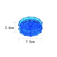 Champ High - Plastic Grinder - 75mm - 2 Layers - Display - 18 Stück