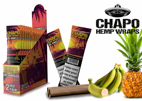 Chapo - Hemp Wraps - Los Angeles - Box - 2 St&uuml;ck