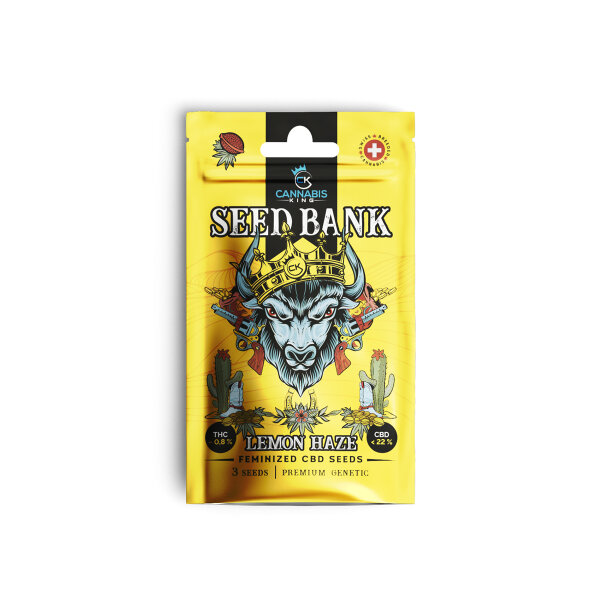 CK Seed Bank Premium Genetic - Lemon Haze - feminisierte CBD Samen - 3 St&uuml;ck