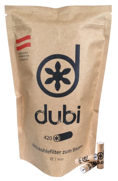 dubi Aktivkohlefilter - 7mm - 420 St&uuml;ck