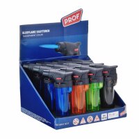 Easy Torch Feuerzeug - Jetflame Blue - Display - 12...