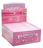 ELEMENTS - Papers - Pink - King Size Slim - Box - 50 x 32...