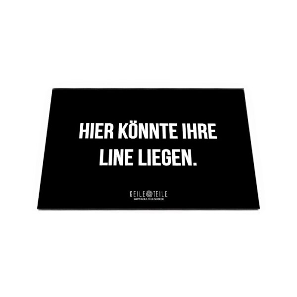 Geile Teile - Ziehbrettchen Acryl - Hier k&ouml;nnte - 22 x 14cm