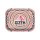 GIZEH - Rolling Tray - 18 x 14cm - Trippy red white - Small