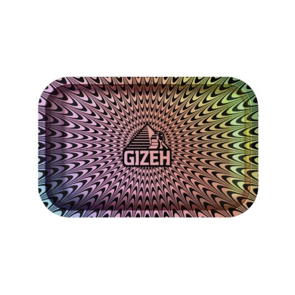 GIZEH - Rolling Tray - 27.5 x 17.5cm - Trippy colored - Medium