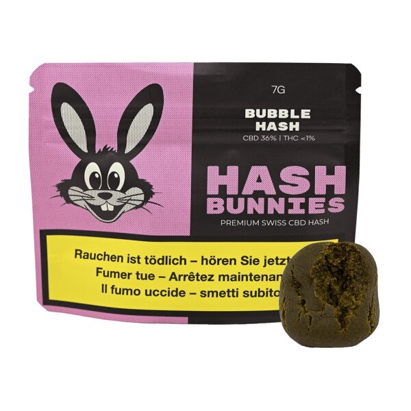 Hash Bunnies - Premium Swiss CBD Hash - Bubble Hash - 7g