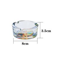 Goldorak Glas Aschenbecher rund - Display - 6 St&uuml;ck