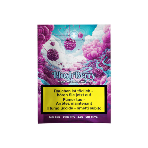 High Level Genetics - Plush Berry - Indoor CBD Bl&uuml;ten - 2.5g