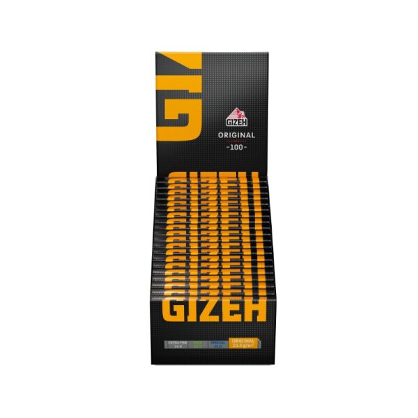 GIZEH - DW Original - Black - Box - 20 St&uuml;ck