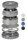 Grinder Alu Chain - 62mm - 6 Layers - Black