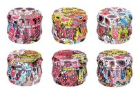 Grinder Drum Alu Mexican Graffiti - 50mm - 4 Layers - Display - 6 Stück
