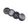 Champ High - Grinder Magnifier Black mit Lupe und Staufach - 50mm - 4 Layers