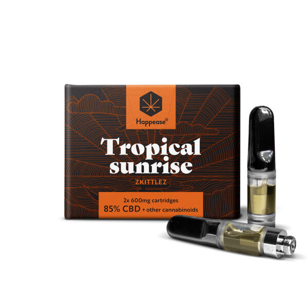 Happease - Vape Refills 85% CBD - Tropical Sunrise
