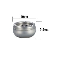 Metall Aschenbecher - Display - 6 St&uuml;ck