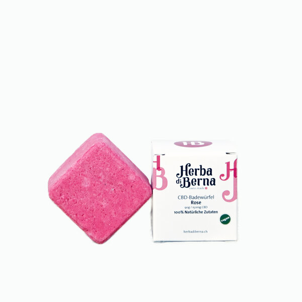 Herba di Berna - CBD Badew&uuml;rfel - 150mg CBD - Rose