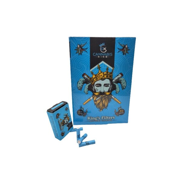 Kings Filters - 20er Schachtel - Aktivkohlefilter - Display - 40 St&uuml;ck