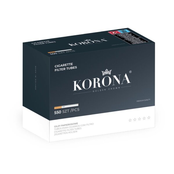 Korona - Zigarettenh&uuml;lsen - Box - 550 St&uuml;ck