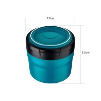 Mini Auto Aschenbecher mit LED Beleuchtung - Display - 6 St&uuml;ck