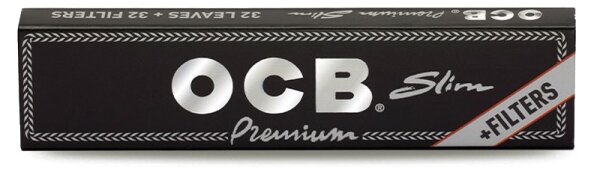 OCB - Premium Slim Kingsize + Tips - Box - 32 x 32 St&uuml;ck
